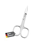 TITANIA Nagelschere Solingen (9,5cm) • Gebogene Schere • Extra scharfe...