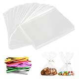 AIVEKE 100 Stück Cellophantüten 15x25cm - Geschenktüten Plastiktüten...
