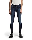 G-STAR RAW Damen Lynn Mid Waist Skinny Jeans, Blau (medium aged...