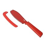 Kuhn Rikon 23059 Sandwichmesser-23059 Edelstahl, mit Klingenschutz, rot,...