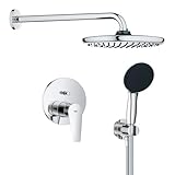 GROHE StartEdge 250, Unterputz Duschsystem (25cm Regendusche mit...
