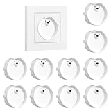 VntMQP 10 Stück F Steckdosenabdeckung, Silikon steckdosensicherung...