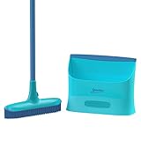 Spontex Catch & Clean Set aus Gummibesen und Kehrblech für den...