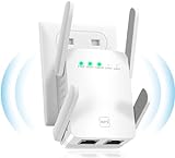 WiFi Repeater, Ultraxtended 1200 Mbit/s WLAN Verstärker,WPS 1-Tippen...