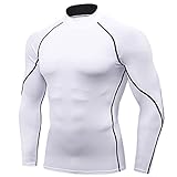 SPVISE 1 oder 2er-Pack Kompressions-Shirts für Herren, langärmelig,...