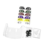 American Football Visor Gesichtsschutz verbessert Sichtbarkeit und...