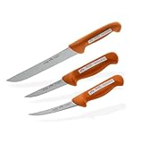 Otto Herder Manicure Profi-Set Fleischverarbeitung, Messerset aus Block-...