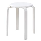 IBUYKE Stapelhocker-Massivholz Hocker Hausbank Holzhocker Mode Kreative...