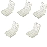 Batteriebox aus Kunststoff für AA und AAA Batterien, Aufbewahrungsbox für...