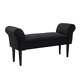 HOMCOM Bettbank, Polsterbank, Sitzbank, Flurbank für Schlafzimmer, bis 130...