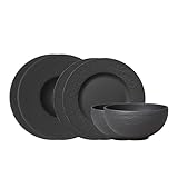 Villeroy & Boch – Manufacture Rock Starter-Set 6 teilig schwarz,...
