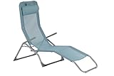 aro Outdoor Liegestuhl Charles mit Klippfunktion, Sonnenliege mit...