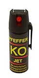 BALLISTOL 24420 Pfeffer-KO Jet 40ml Spray – Verteidigungsspray gegen...