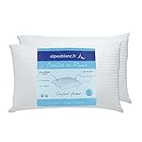 2er Set eckige Federkissen / Set 2 Naturfedern Federkissen /...