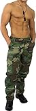 US Rangerhose Freizeithose Rangerhose BDU Style Farbe Wood-Land Größe XL