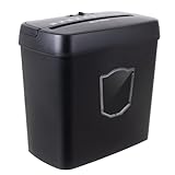 Aktenvernichter P-4 für Papier, Karten & CDs – 12,5L – Kreuzschnitt...