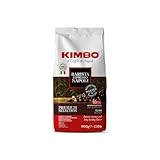 Kimbo Espresso Napoletano ganze Kaffeebohnen, dunkle Röstung, 1kg Beutel x...