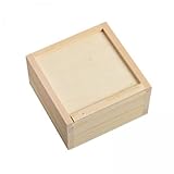 F Fityle 5 X Holzbox, Geschenkbox, Rustikaler Behälter, Schmuckschachtel,...