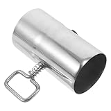 Levemolo Abgasrohr aus Edelstahl 11cm mit Drosselklappe Wärmeisolierter...