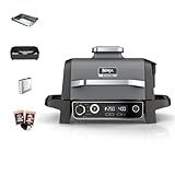 Ninja Woodfire Electric BBQ Grill & Smoker & Air Fryer, 7-in-1 Outdoor BBQ...
