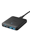 Anker USB-C Ladegerät, 543 (65W II) PIQ 3.0 & GaN 4-Port Netzteil, Dünnes...