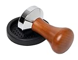 Jarvins Tamper [58mm] für Siebträger inkl. Tampermatte | Kaffeestampfer...