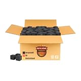 RUEVE&SÖHNE BBQ Grillkohle aus Kokosnussschalen – 10 kg & 20 kg –...