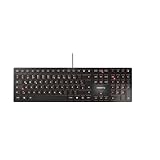 CHERRY KC 6000 SLIM, Ultraflache Design-Tastatur, Deutsches Layout...