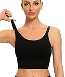 ANGOOL Sport BH Damen Starker Halt Push Up Einstellbarer Schultergurt Sport...