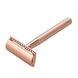 LUCKDANO Doppelschneidiger Rasierer aus Edelstahl –...