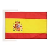 AZ FLAG - Flagge Spanien - 45x30 cm Mit Kordel - Spanische Fahne 30 x 45 Cm...