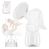 Anluomania Handmilchpumpe 180ML, Tragbare Mini-Milchpumpe, Starke...