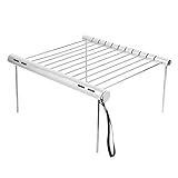 Edelstahl tragbarer Klappkohlegrillgrill Leicht langlebig für das Camping...