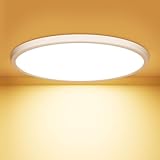 OUILA LED Deckenleuchte Flach Rund - Ø22CM Deckenlampe LED 18W 1600LM...