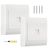 Acmerota Ethernet-Wandsteckdose RJ45-Buchse Aufputz 25MM hoch, RJ45 Single...