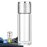 Shenrongtong Glasflaschen für Wasser – Auto-Teetrennung...
