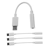 LABRIMP 4Stücke USB C Adapter C Kopfhöreradapter mit Klarer...