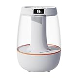 acfeco Luftbefeuchter Schlafzimmer 3L, Raumluftbefeuchter mit Nachtlicht &...