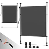 Strattore Klemmmarkise Senkrechtmarkise 150x310 cm Ausziehbar...