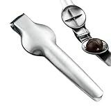 JIEBWCHA Tragbarer Nussknacker | Nussknacker aus Stahl | Handwerkzeug mit...