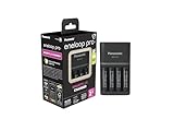 Panasonic eneloop SmartPlus Ladegerät für 1-4 AA/AAA NI-MH-Akkus, mit 4...