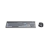 Hama Tastatur-Maus-Set kabellos WKM-750 (Multi-Device 1x Funk, 2X Bluetooth...