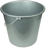 HRB Haushaltseimer, Putzeimer mit Metallbügel, 10 Liter (Anthrazit, 1...