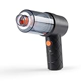 CLEANmaxx Akku-Handstaubsauger im 6-TLG. Set | Kabbelloser & Beutelloser...
