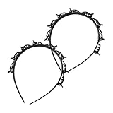 2 Stück Haarreif mit klammern, Stirnband mit Zahnstirnband Braid Tool,...
