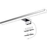 Azhien LED Spiegelleuchte Badezimmer 10W 820LM 40cm Neutralweiß 4000K,3in1...