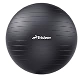 Trideer Dicker Gymnastikball, Pezziball, Anti-Burst Pilates Ball, 58-65 cm...