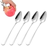 SOGHO 4 Pcs Edelstahl Obstlöffel, Grapefruitlöffel, Kiwilöffel,...