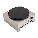 Elektrische Pfannkuchenmaschine, 16 Zoll Krepp Pfannkuchen Maschine, 2800W...