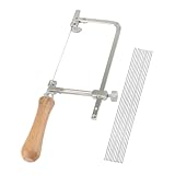 mizikuu Juweliersäge, Schmucksäge Verstellbare Laubsäge mit 12...